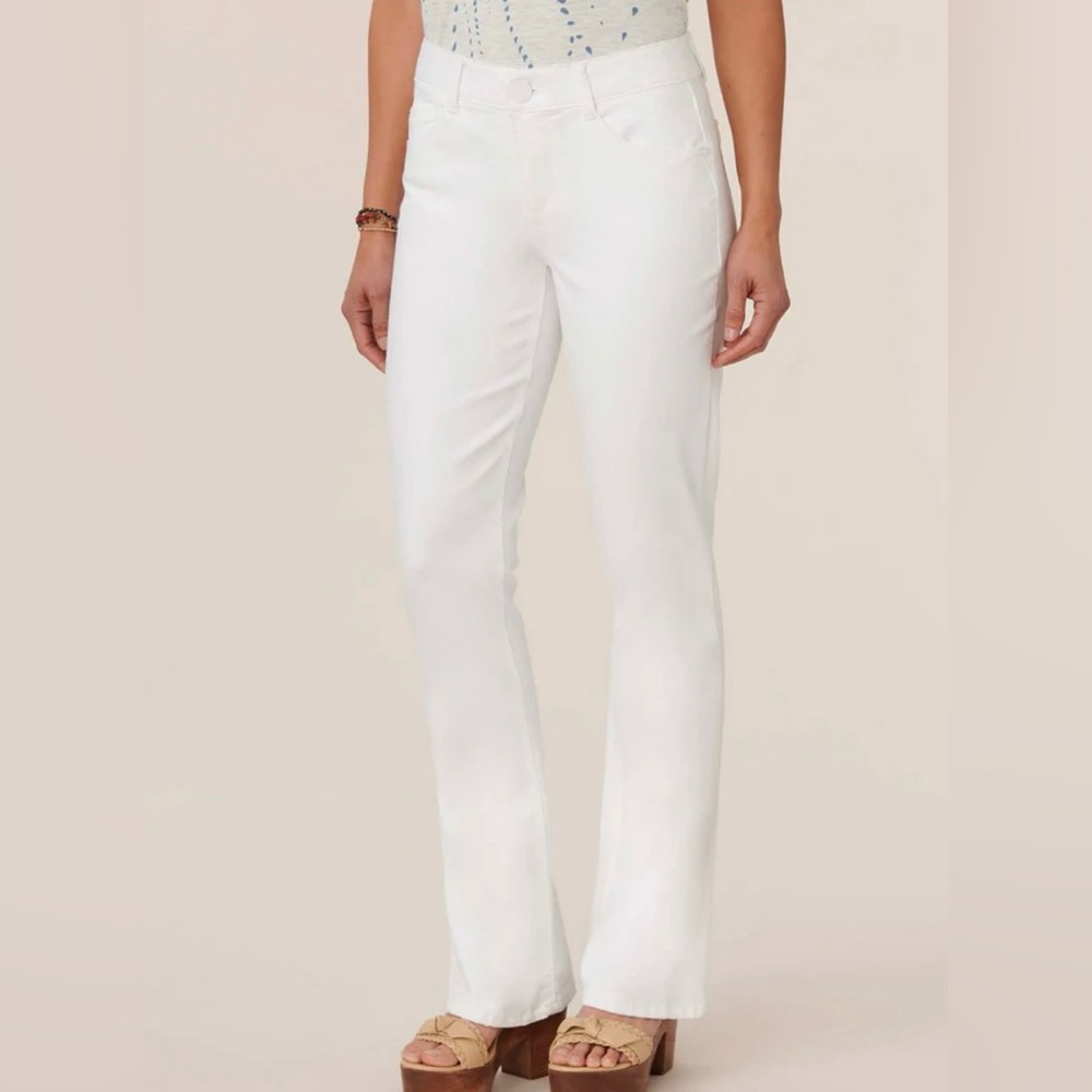 Democracy "Ab"Solution Itty Bitty Boot White Jean… - image 1